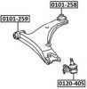 ASVA 0101-258 Control Arm-/Trailing Arm Bush